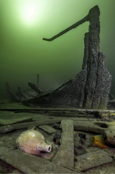Затонувшие корабли на дне Балтийского моря (26 фото)